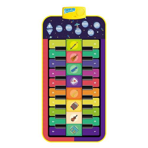 Interactive Baby Piano & Dance Mat with Double Row Keyboard Fun - ToylandEU