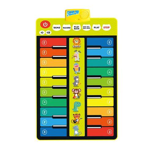 Interactive Baby Piano & Dance Mat with Double Row Keyboard Fun - ToylandEU