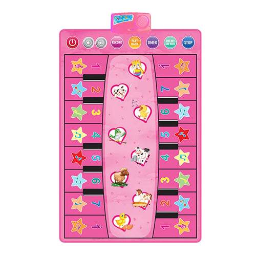 Interactive Baby Piano & Dance Mat with Double Row Keyboard Fun - ToylandEU