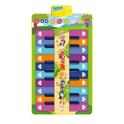 Interactive Baby Piano & Dance Mat with Double Row Keyboard Fun - ToylandEU
