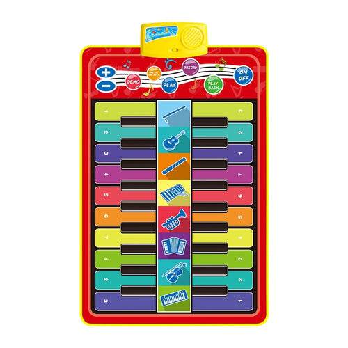 Interactive Baby Piano & Dance Mat with Double Row Keyboard Fun - ToylandEU