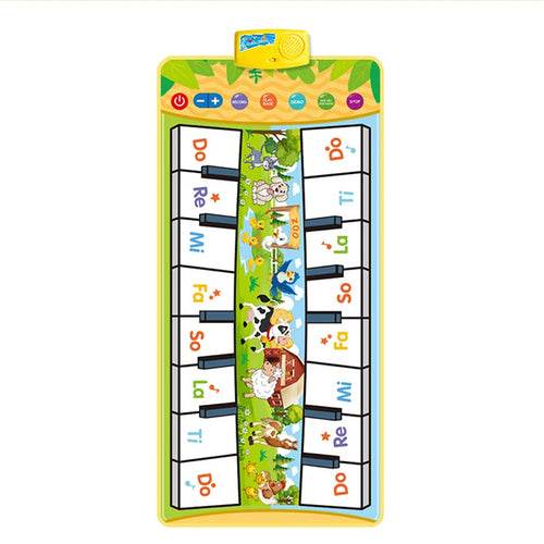 Interactive Baby Piano & Dance Mat with Double Row Keyboard Fun - ToylandEU