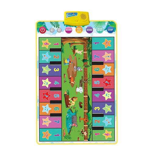 Interactive Baby Piano & Dance Mat with Double Row Keyboard Fun - ToylandEU