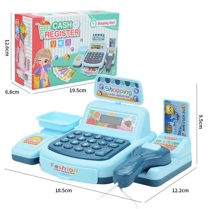 Interactive Cash Register Toy For Kids With Lighting And Sound Effects Perfect Gift For Boys And Girls - ToylandEU