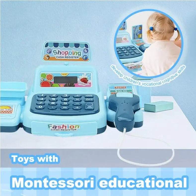 Interactive Cash Register Toy For Kids With Lighting And Sound Effects Perfect Gift For Boys And Girls - ToylandEU