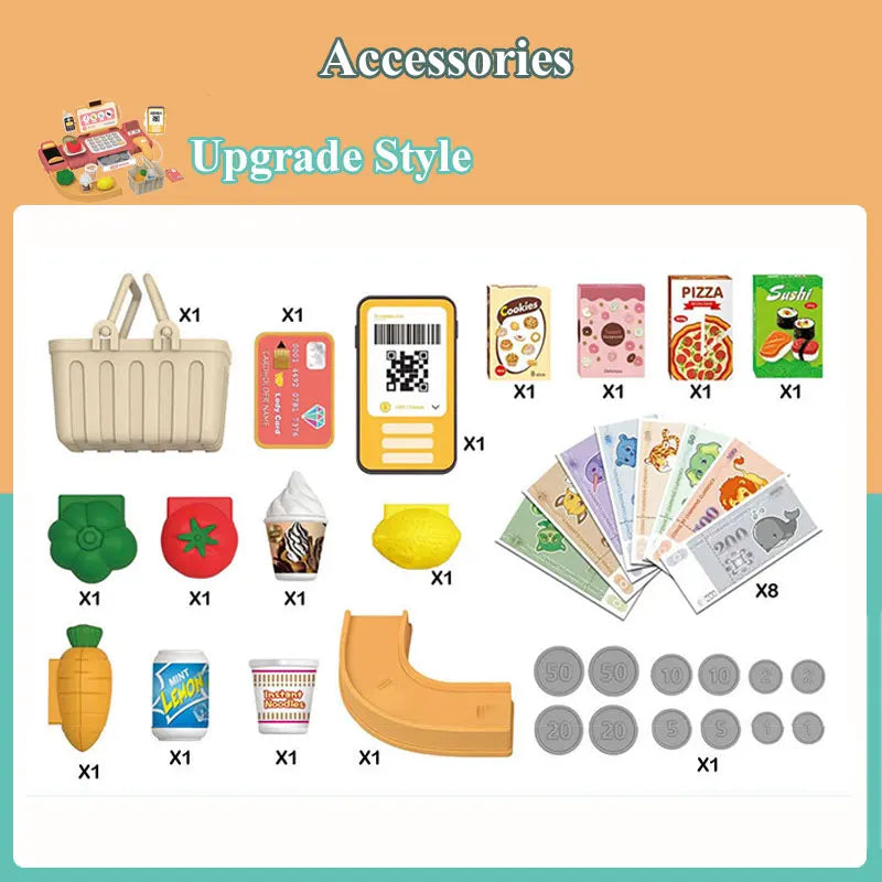 Interactive Cash Register Toy With Intelligent Recognition Scanner Microphone And Credit Card Reader For Ages 3 To 12 - ToylandEU