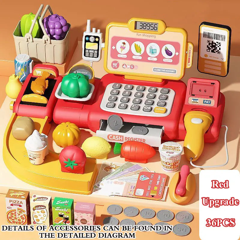 Interactive Cash Register Toy With Intelligent Recognition Scanner Microphone And Credit Card Reader For Ages 3 To 12 - ToylandEU