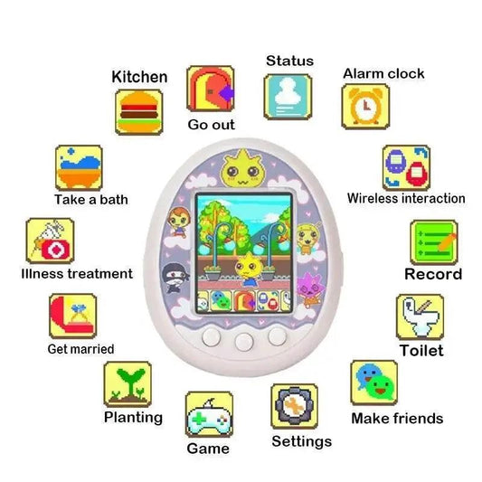  Interactive Color Screen Tamagotchi Virtual Pet Game for Kids -  ToylandEU™