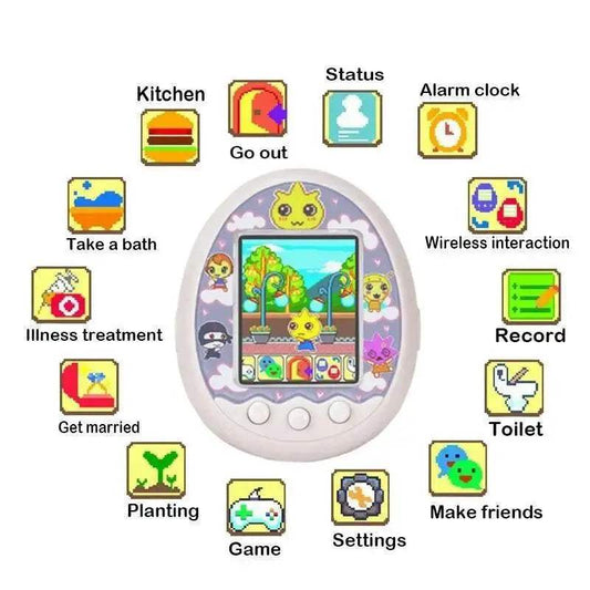  Interactive Color Screen Tamagotchi Virtual Pet Game for Kids -  ToylandEU™