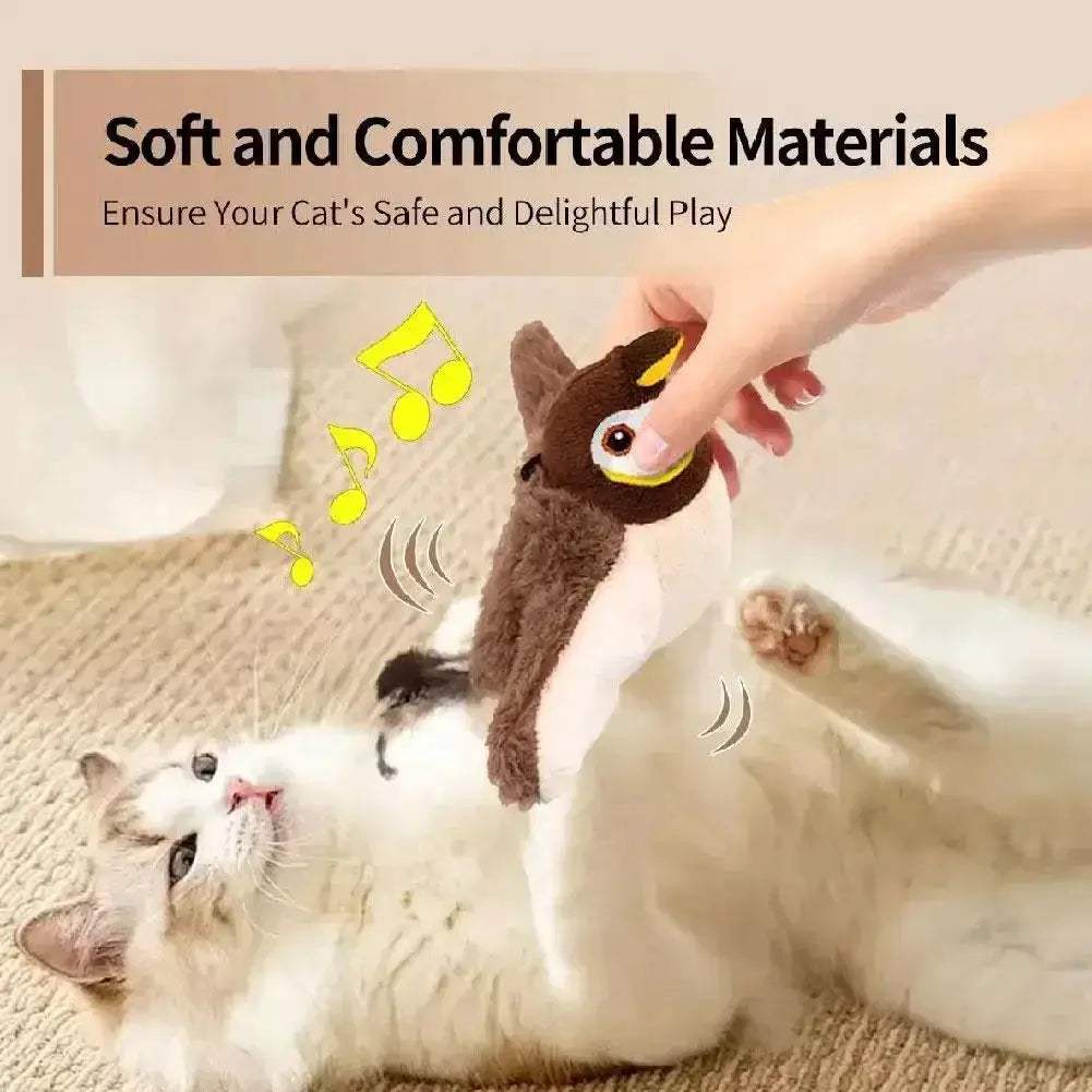 Interactive Dancing Bird Cat Toy With Catnip For Flapping Fun - ToylandEU