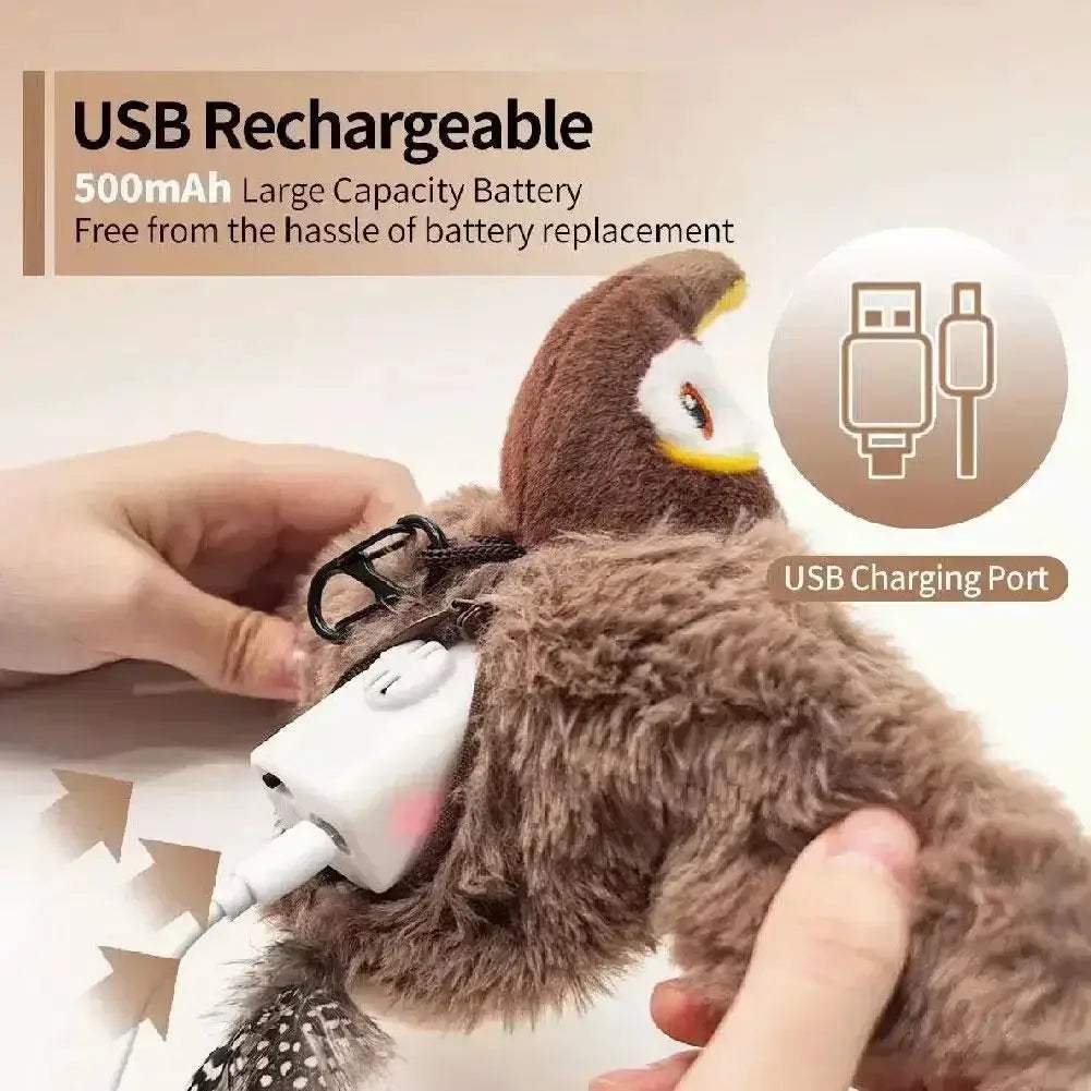 Interactive Dancing Bird Cat Toy With Catnip For Flapping Fun - ToylandEU