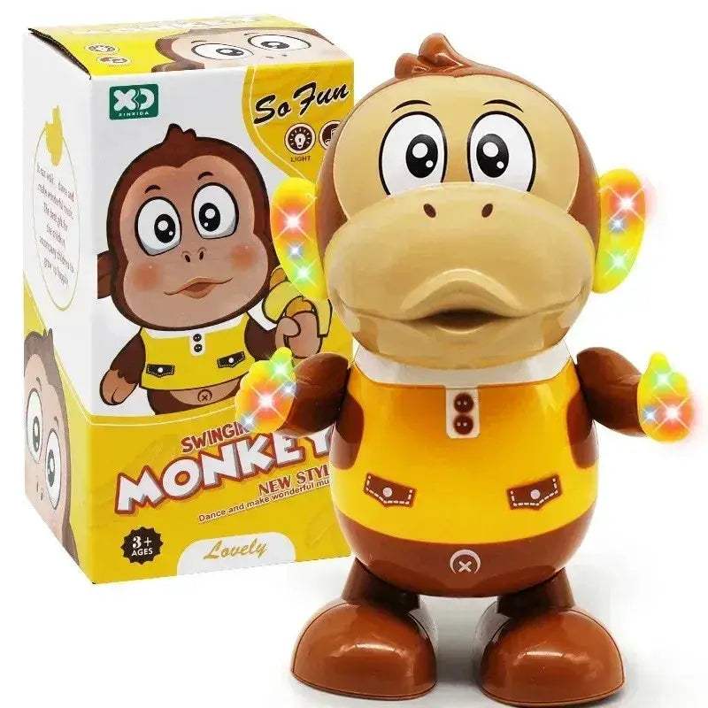 Interactive Dancing Monkey Toy With Lights And Music That Walks - ToylandEU