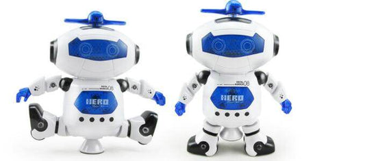 Interactive Dancing Space Robot Toy with Lights and Music - ToylandEU
