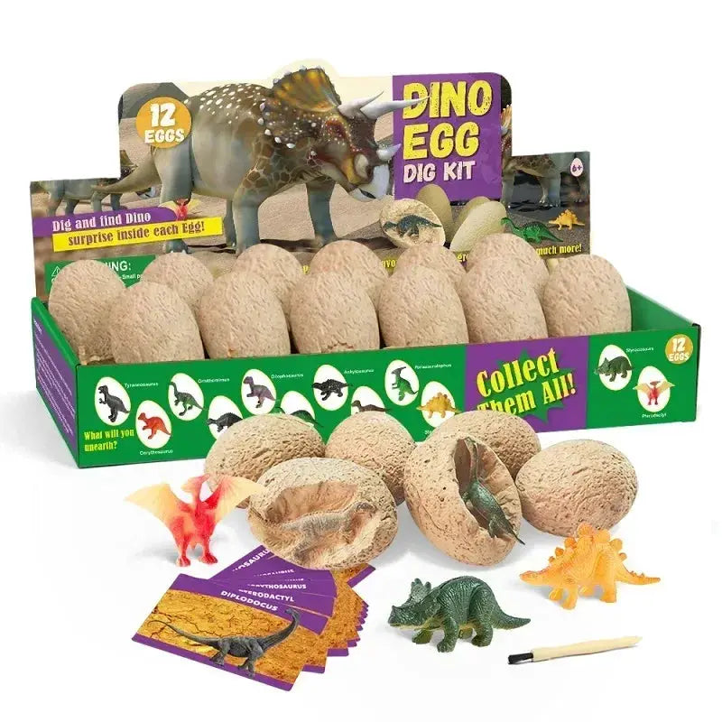 Interactive Dinosaur Egg Dig Kit Fossil Excavation - ToylandEU