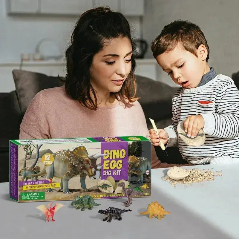 Interactive Dinosaur Egg Dig Kit Fossil Excavation - ToylandEU
