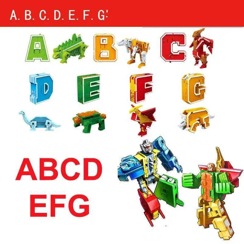 Interactive Educational Robot Dinosaur Alphabet Learn Kids - ToylandEU