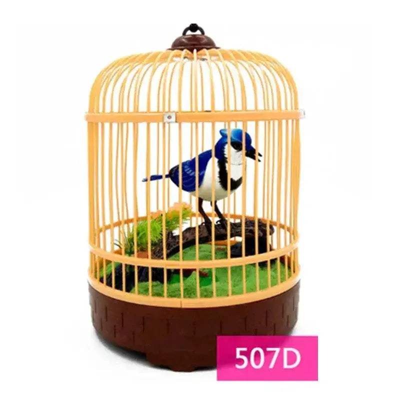 Interactive Electric Bird Toy with Sound Voice Control for Kids and Garden Decor - ToylandEU