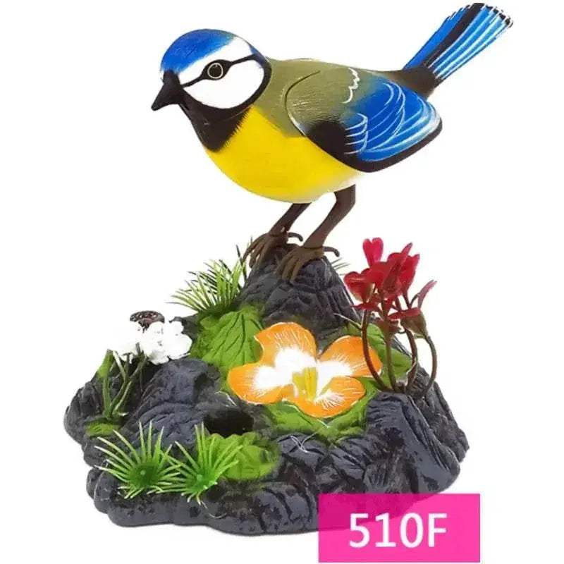 Interactive Electric Bird Toy with Sound Voice Control for Kids and Garden Decor - ToylandEU