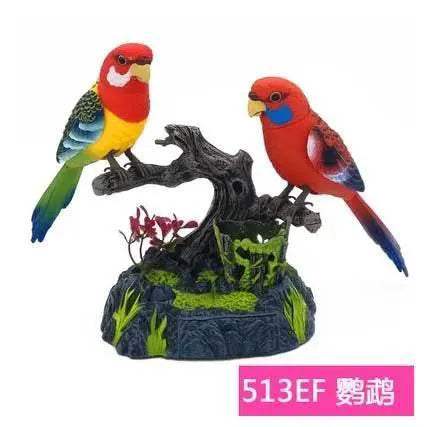 Interactive Electric Bird Toy with Sound Voice Control for Kids and Garden Decor - ToylandEU