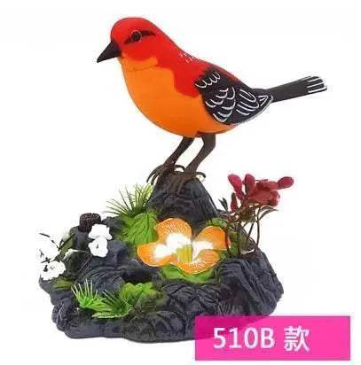 Interactive Electric Bird Toy with Sound Voice Control for Kids and Garden Decor - ToylandEU