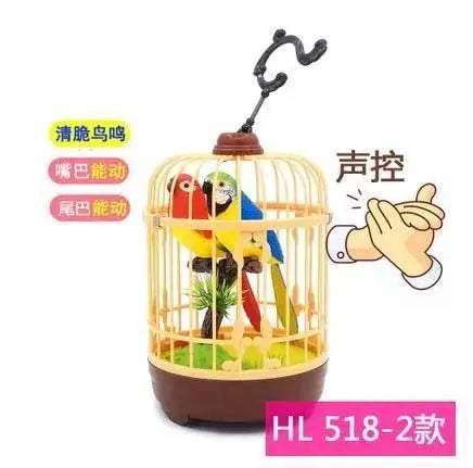 Interactive Electric Bird Toy with Sound Voice Control for Kids and Garden Decor - ToylandEU