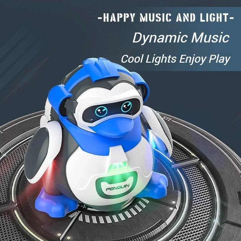 Interactive Electric Music Rocking Penguin Toy with Dancing Features for Children and Early Education - ToylandEU
