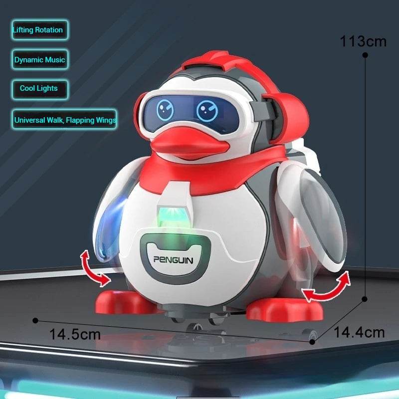Interactive Electric Music Rocking Penguin Toy with Dancing Features for Children and Early Education - ToylandEU