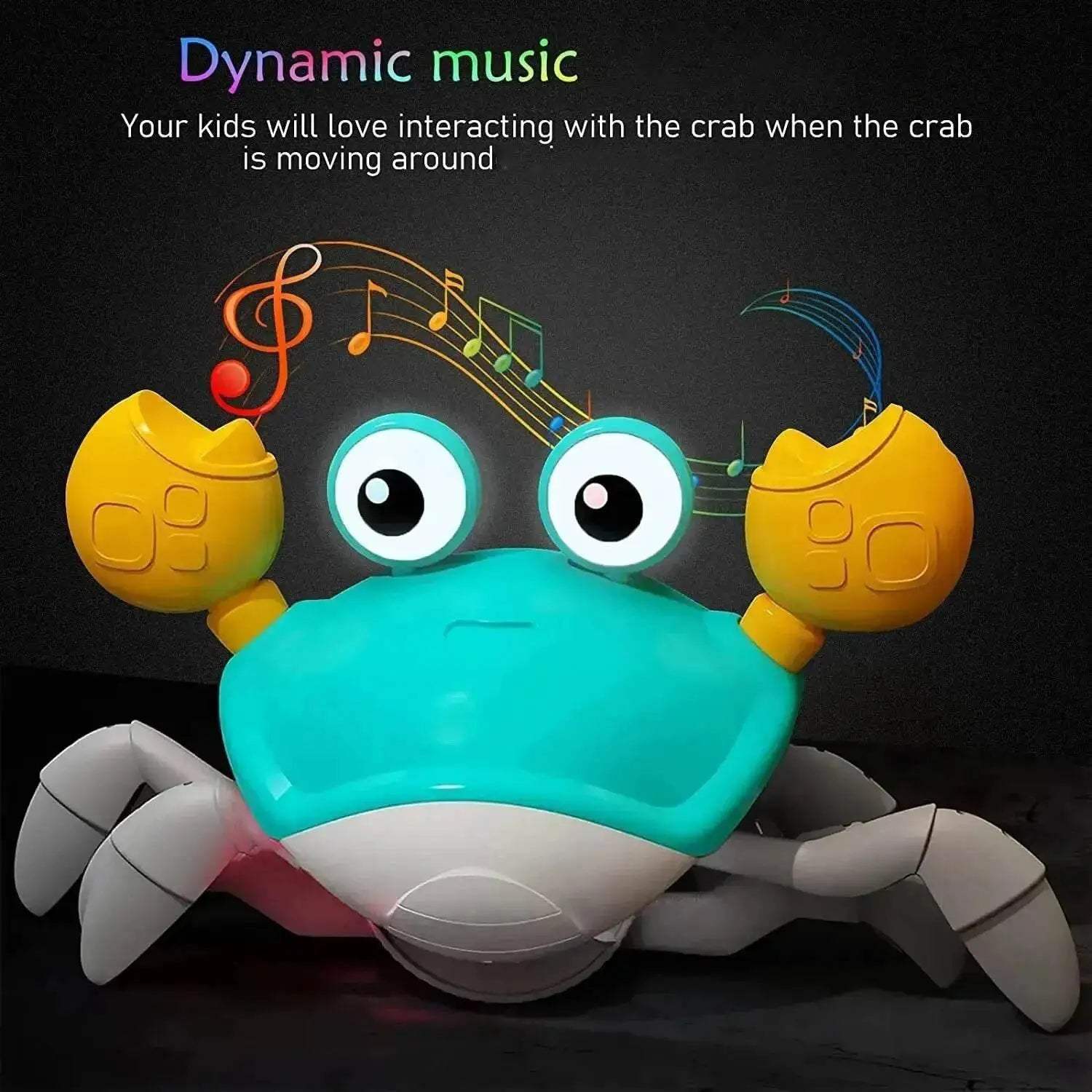 Interactive Electronic Pet Crab with Auto-Sensing Function for Children Aged 3 to 12 Years - ToylandEU