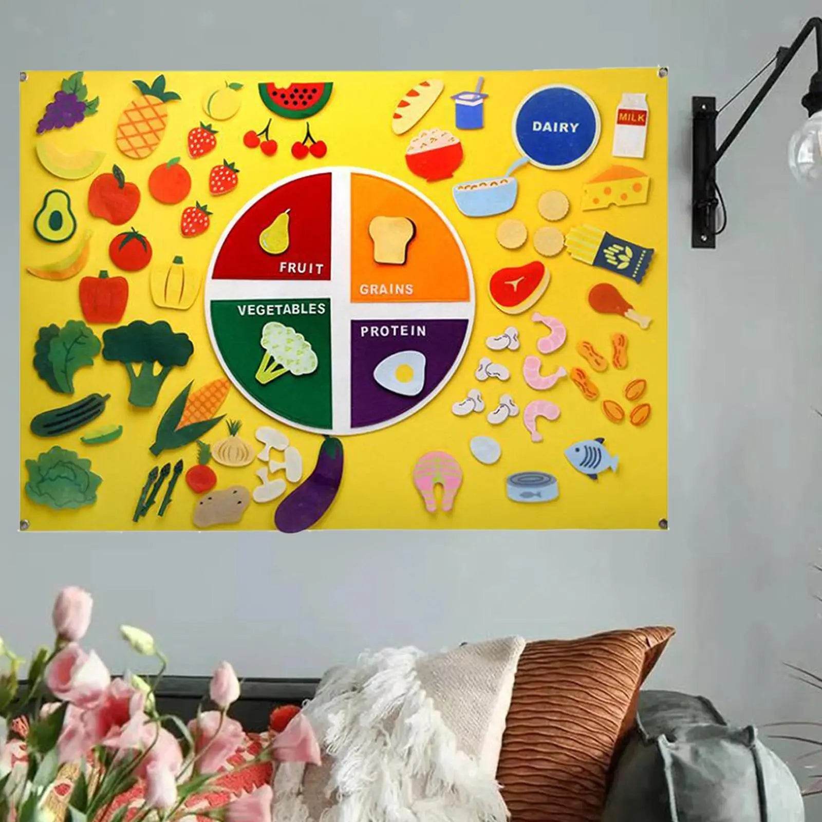 Interactive Felt Board Story Set for Preschoolers with Dinosaur and Farm Themes for Early Learning and Cognitive Development - ToylandEU