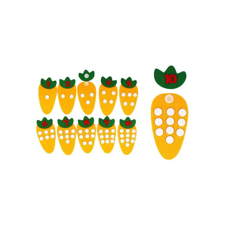 Interactive Felt Math Toy: Fun Digital Learning Aid for Kids 3+ - ToylandEU