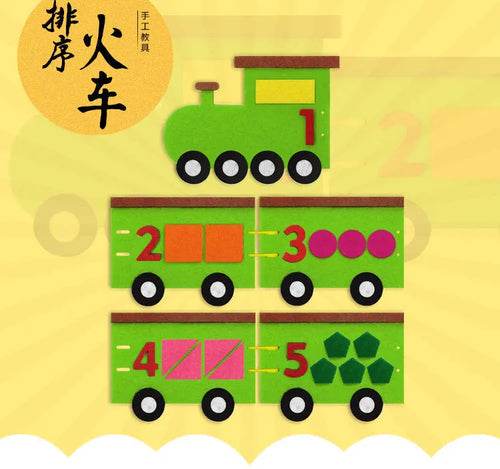 Interactive Felt Math Toy: Fun Digital Learning Aid for Kids 3+ - ToylandEU