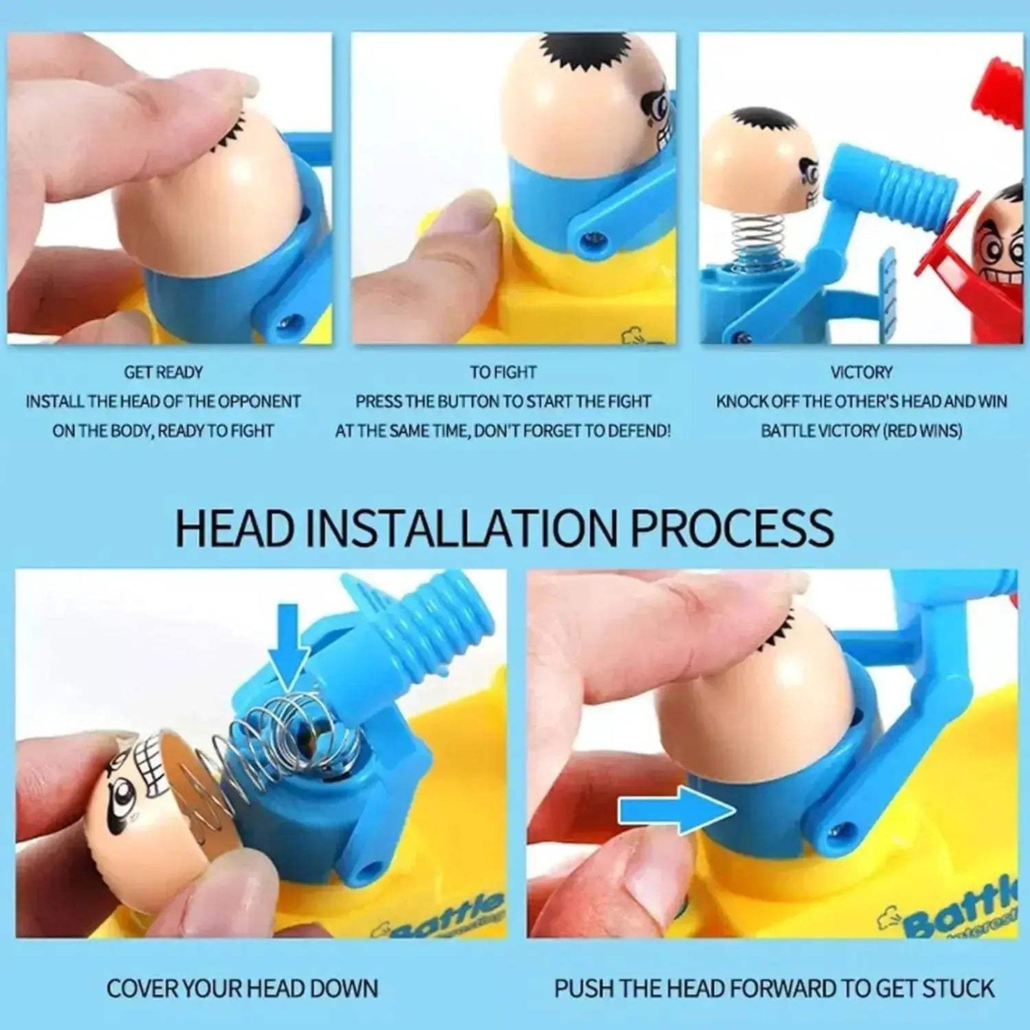 Interactive Hammer Battle Toy for Family Tabletop Game - ToylandEU