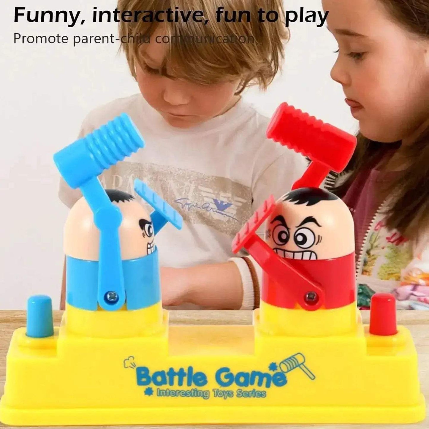 Interactive Hammer Battle Toy for Family Tabletop Game - ToylandEU
