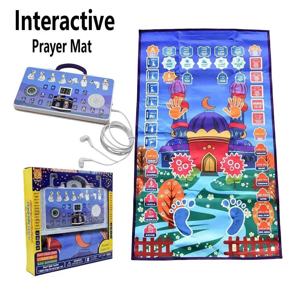 Interactive Islamic Prayer Mat With Digital Speaker For Kids - ToylandEU
