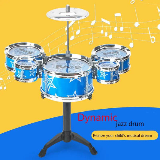 Interactive Jazz Drum Set with 5 Instruments - Fun Musical Toy for Kids - ToylandEU