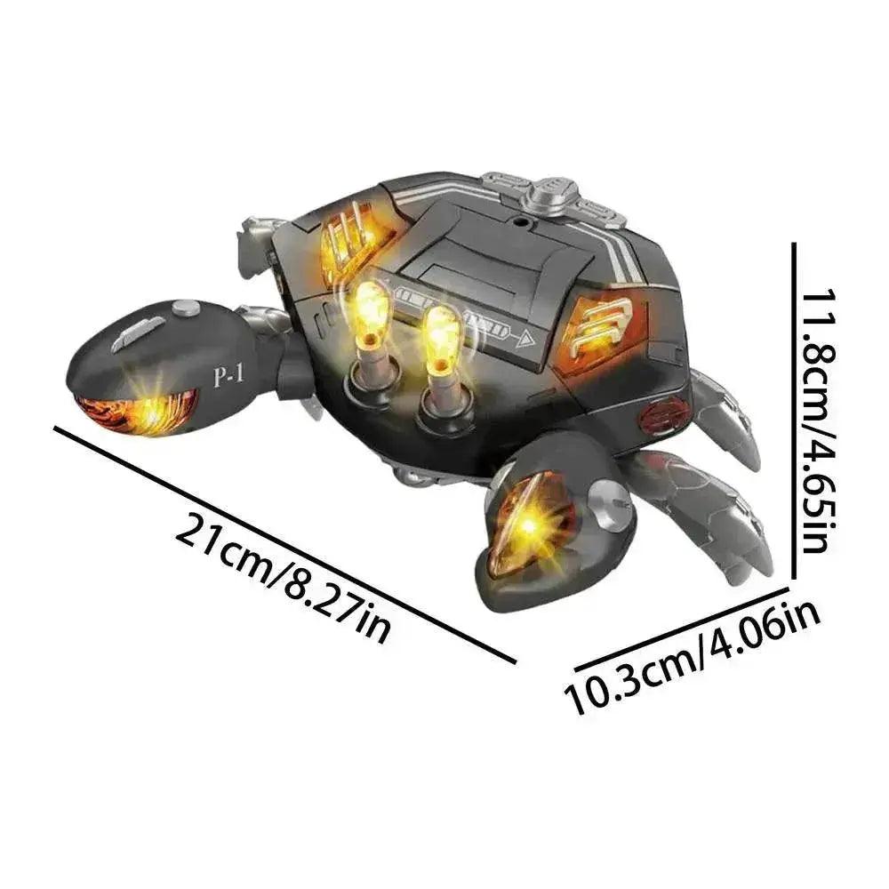  Interactive LED Crawling Crab Toy for Kids - Musical Walking Animal Model for Preschool Learning -  ToylandEU™