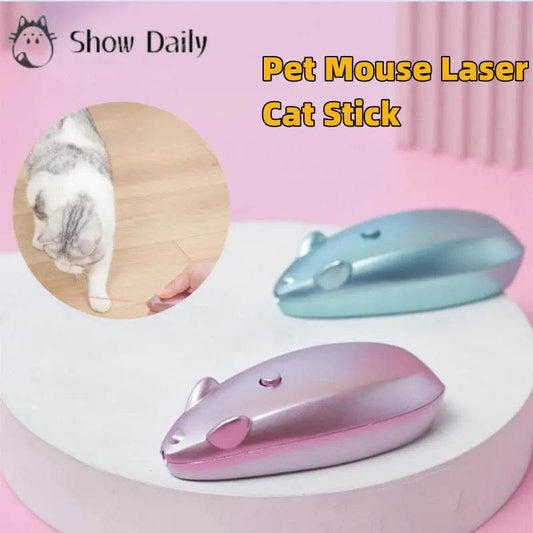 Interactive LED Mouse Laser Teaser Toy for Cats - Fun & Safe Playtime - ToylandEU