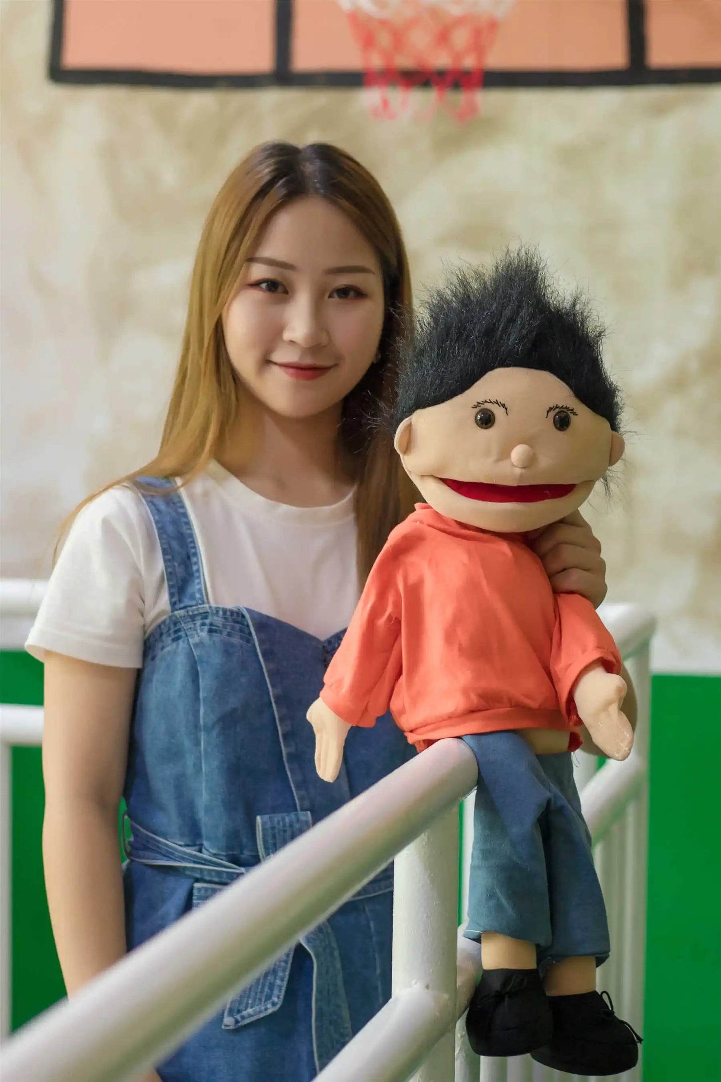 Interactive Large Plush Hand Puppet for Fun Language Learning in Kids - ToylandEU