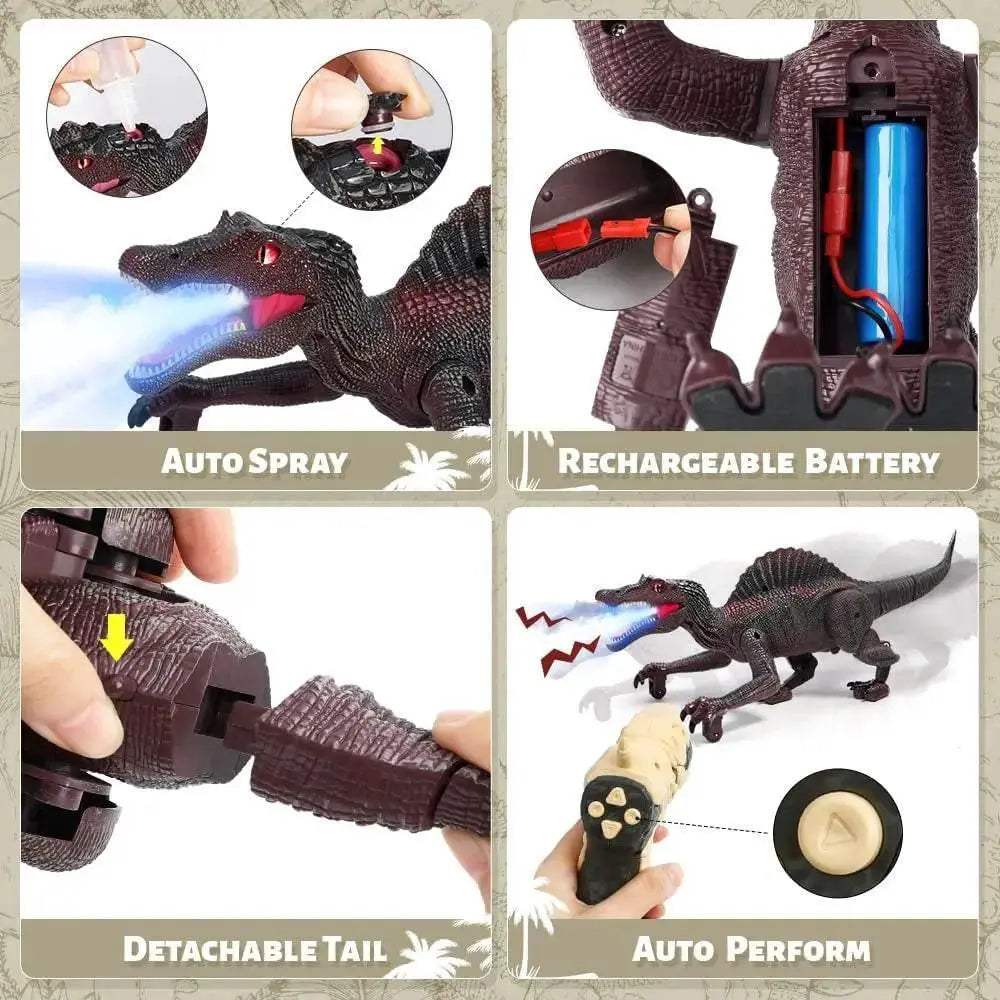  Interactive Laser RC Dinosaur Robot Toy with Realistic Sound Effects -  -  ToylandEU™