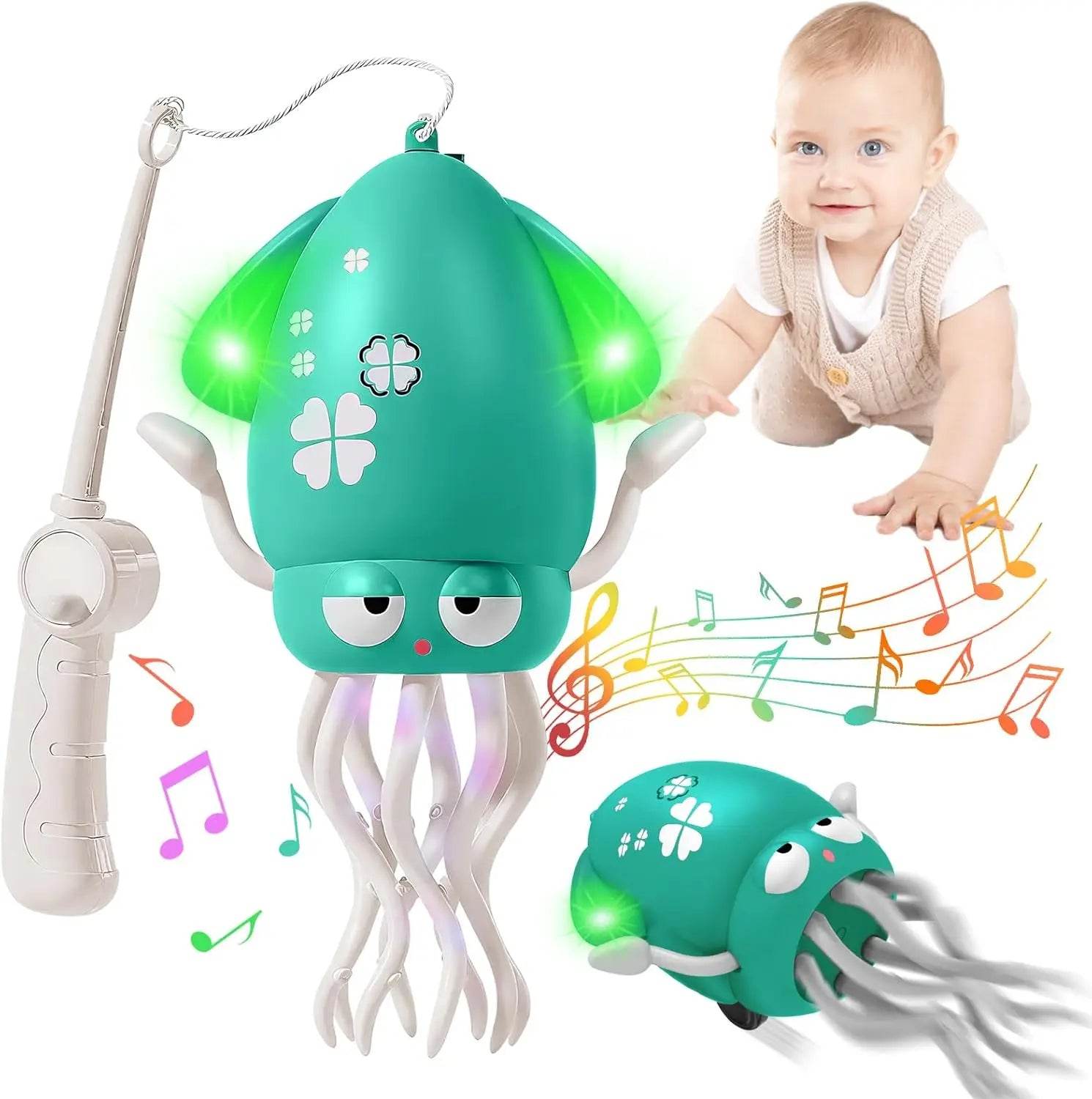 Interactive Octopus Toy Educational Dancing Lights For Kids - ToylandEU