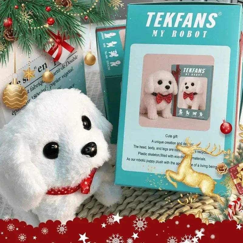 Interactive Plush Dog Toy Walking Robot Pet For Kids - ToylandEU