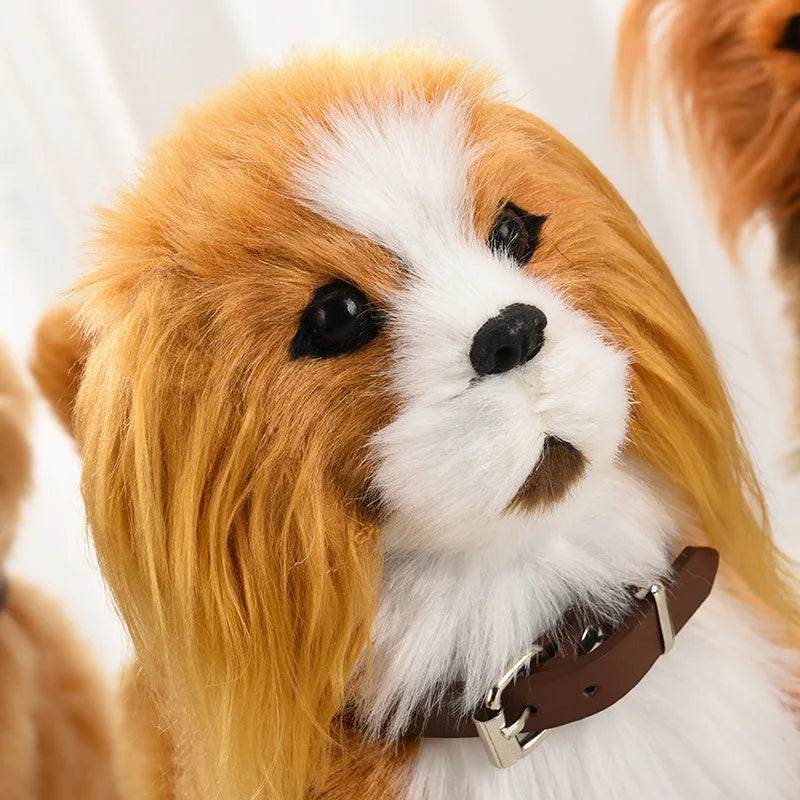 Interactive Plush Robot Dog Toy with Sound Control for Children - ToylandEU