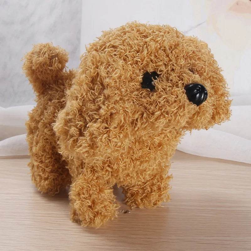Interactive Plush Robot Dog Toy with Wagging Tail for Kids Ages Three and Up - ToylandEU