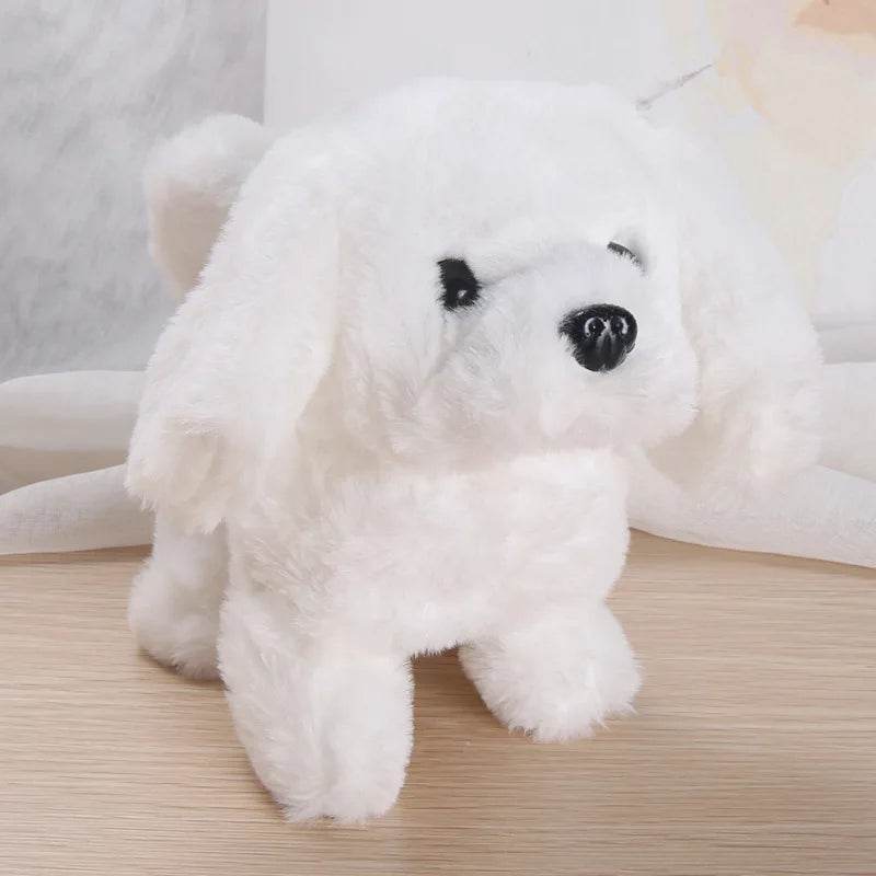 Interactive Plush Robot Dog Toy with Wagging Tail for Kids Ages Three and Up - ToylandEU