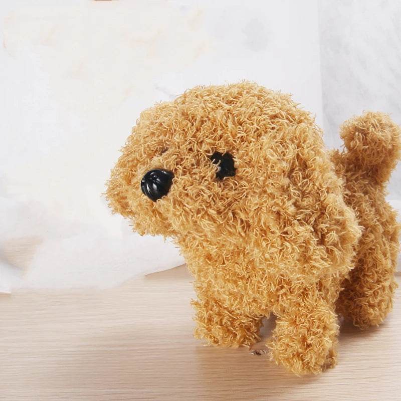 Interactive Plush Robot Dog Toy with Wagging Tail for Kids Ages Three and Up - ToylandEU