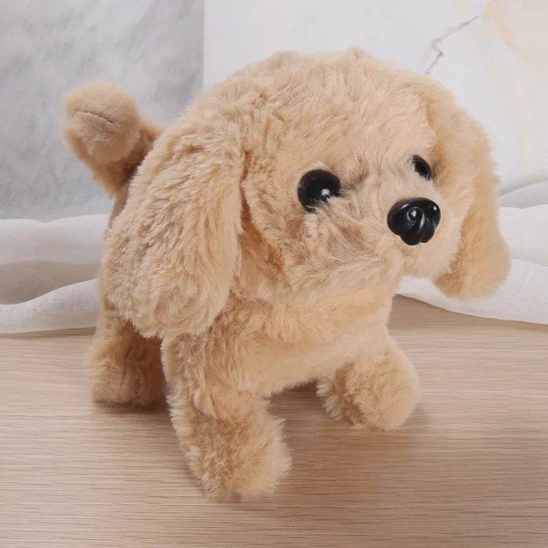 Interactive Plush Robot Dog Toy with Wagging Tail for Kids Ages Three and Up - ToylandEU