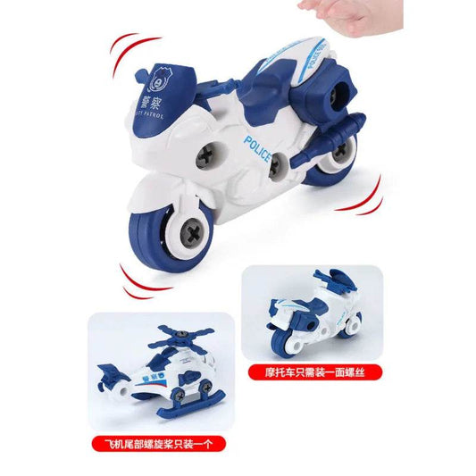 Interactive Police Car Building Puzzle Toy for Creative Kids - ToylandEU