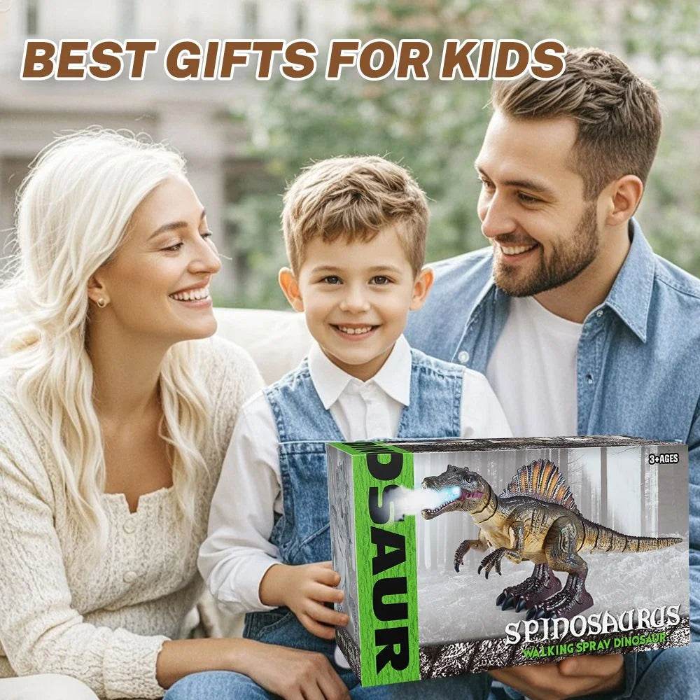 Interactive RC Dinosaur Toy With Sound Spray Light For Kids - ToylandEU