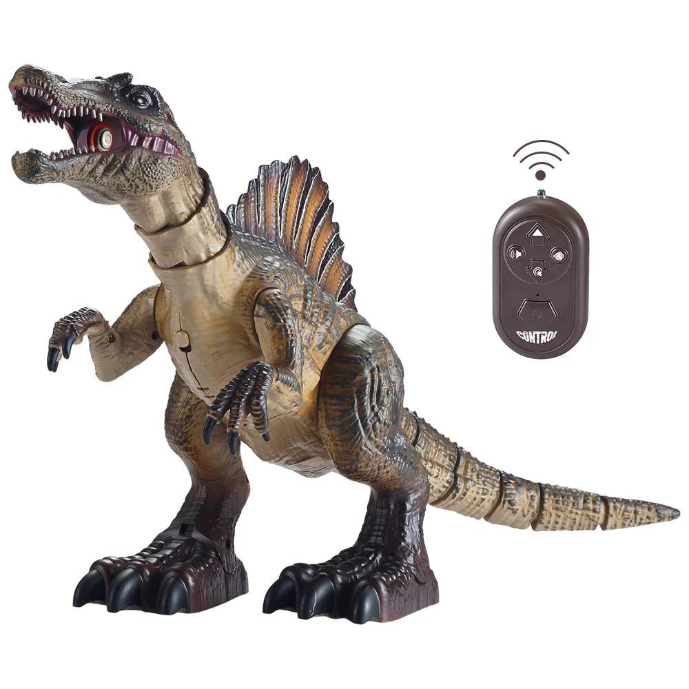 Interactive RC Dinosaur Toy With Sound Spray Light For Kids - ToylandEU
