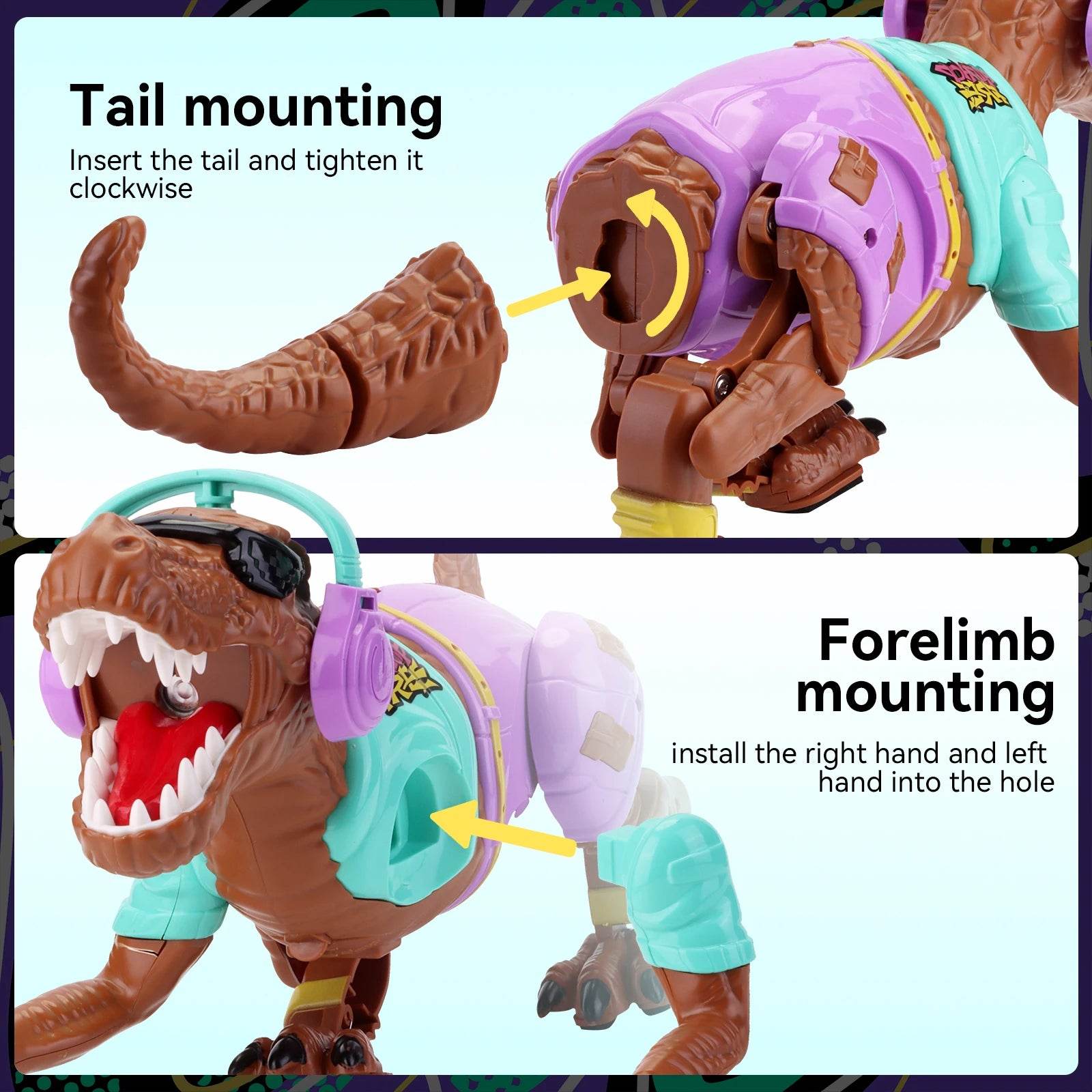 Interactive RC Walking Dinosaur Toy Light And Sound Kids - ToylandEU